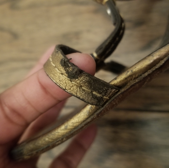 Christian Dior Heels Bronze Gold Jewelled Crystal Heels Dior Mules Size 7.5 - Picture 13 of 16